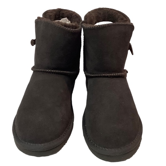 Aussie Merino‎ brown boots size K10 - Picture 3 of 4